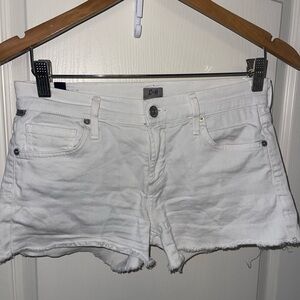 Citizens Of Humanity Bright White Jean Shorts